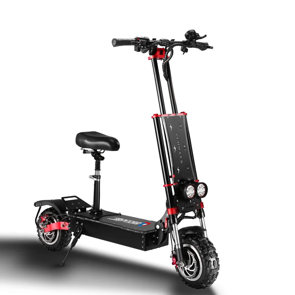 

Quickwheel High Speed Explorers Pro Electric Scooters 13 Inch Off Road With Suspensions 60V 5600W Dual Motor Electric Scooter