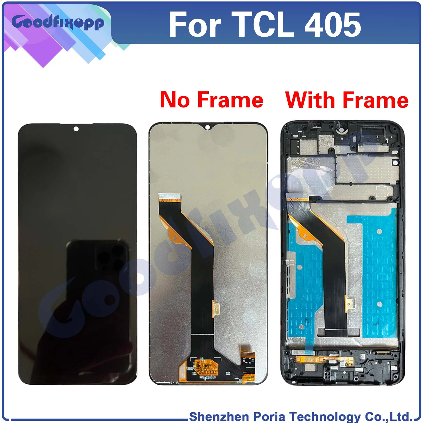 

For TCL 405 T506 T506D LCD Display Touch Screen Digitizer Assembly Repair Parts Replacement