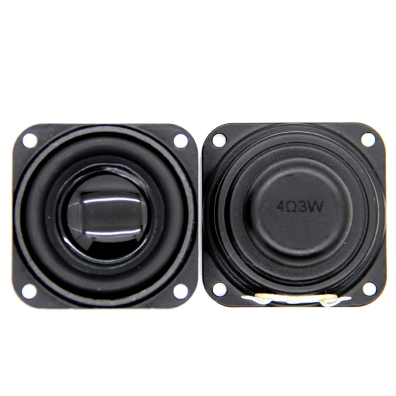 

40mm 4Ohm 3W Portable Speaker Full-Ranges Multimedias Speaker Metal Speaker 40mm Internal Magnetic Speaker for Home DIY