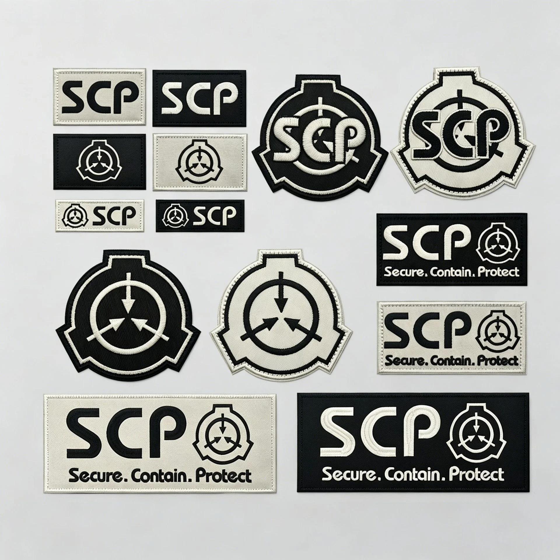 특수 격리 절차 기반 안전 보호 SCP 패치 IR 배지 아플리케 MTF 패치