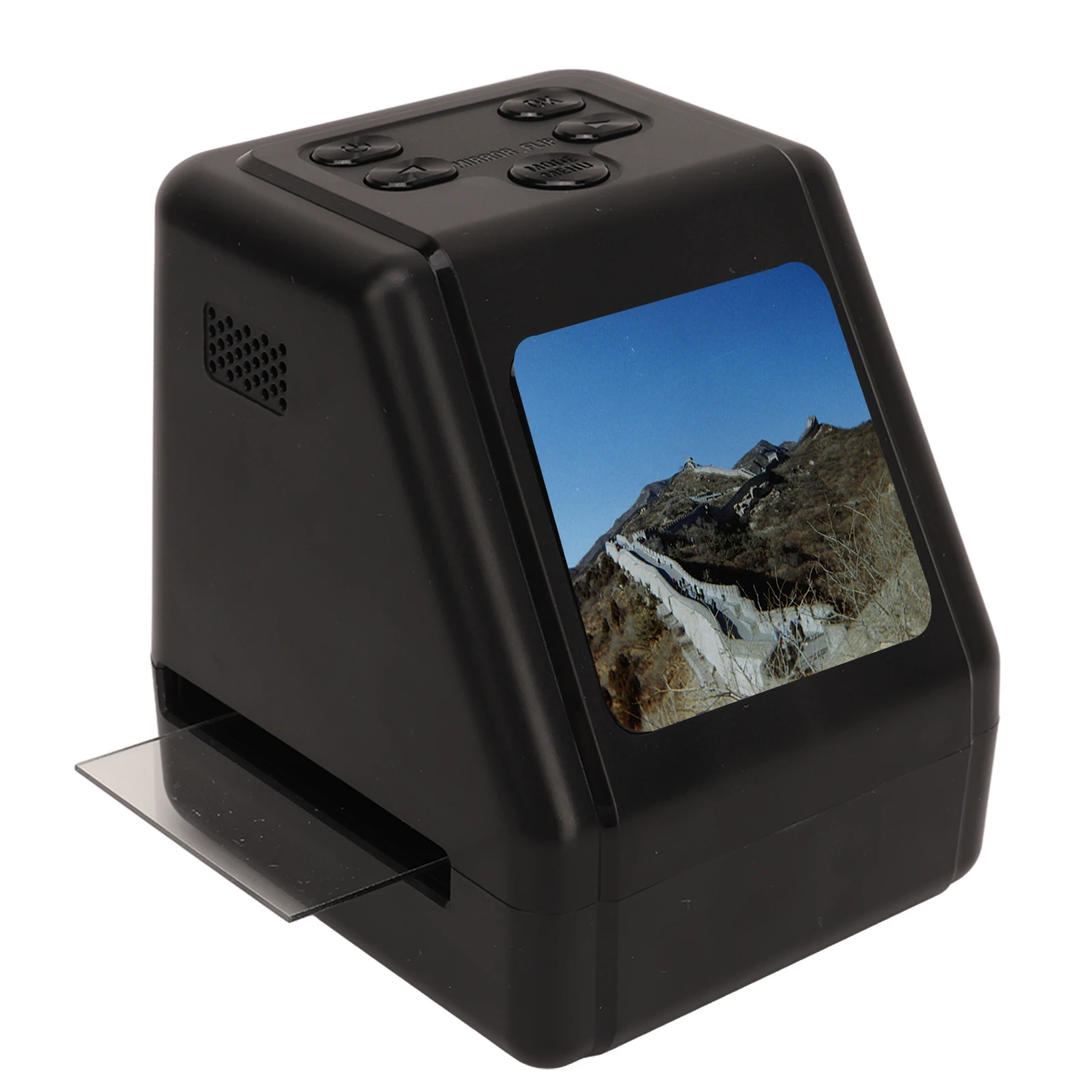 22MP 디지털 필름 스캐너 (135, 126, 110, 8mm 슬라이드 네거티브용) JPG 변환, 2인치 LCD 화면, 가정용 사진 편집을 위한 컴팩트 디자인