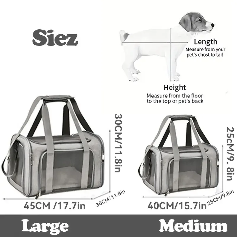 Pet Carrier Bag Side Ventilated Backpack for Cat Dog Travel Airline Approved Transport Outgoing pet carrier bag pet accessories pet carrying bag