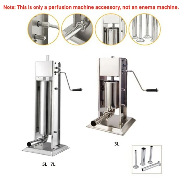 6 Lbs/3 Kg Kitchen Gadgets Stainless Steel Sausage Filling Machine Manual  Sausage Meat Stuffer Sausage Maker Syringe Set - Meat & Poultry Tools -  AliExpress