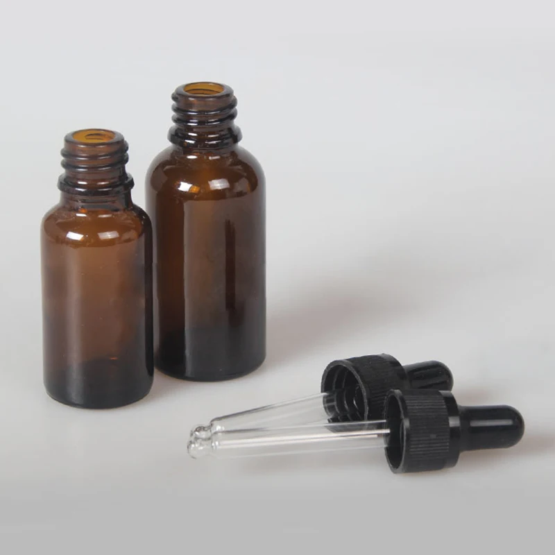 Refillable Glass Bottle with Dropper for Essential Oils