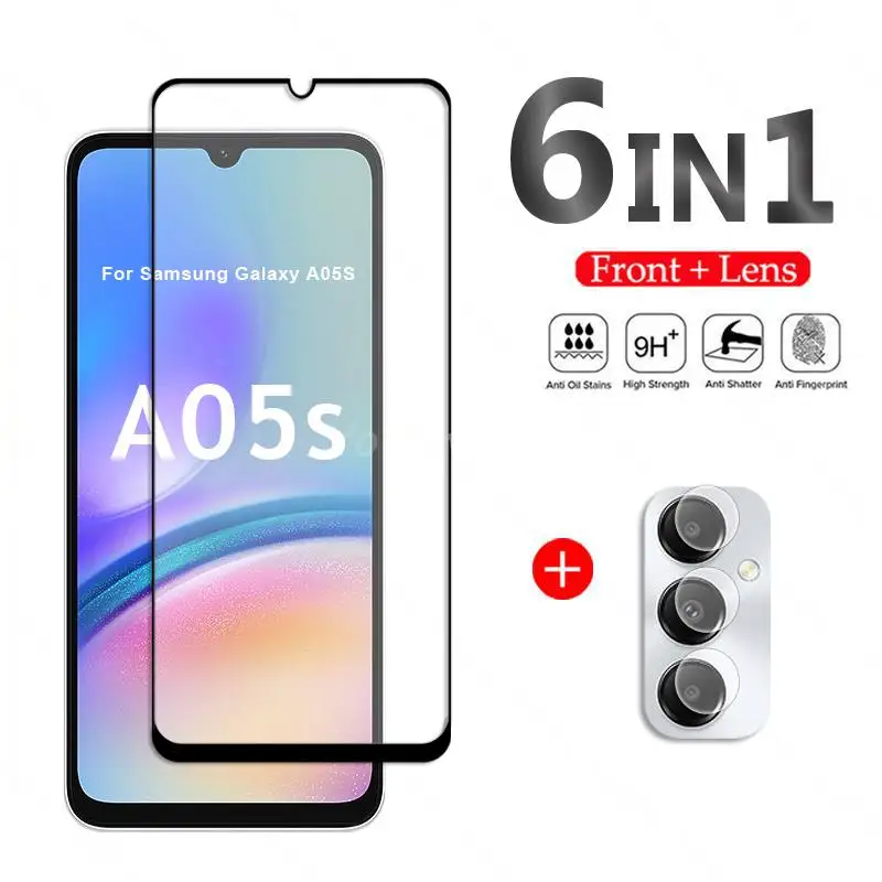 Per Samsung Galaxy A05S Glass Samsung A05S Pellicola Protettiva Per Schermo In Vetro Temperato A Copertura Totale A05S A05 A15 A04S A04 Glass