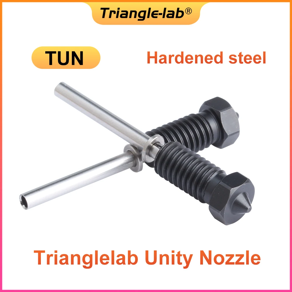 Trianglelab-endurecido Bocal de Aço Tun Tudo-em-um Compatível com Extrusora de Matriz Chc Tr6 Td6 Impressora 3d Hotend