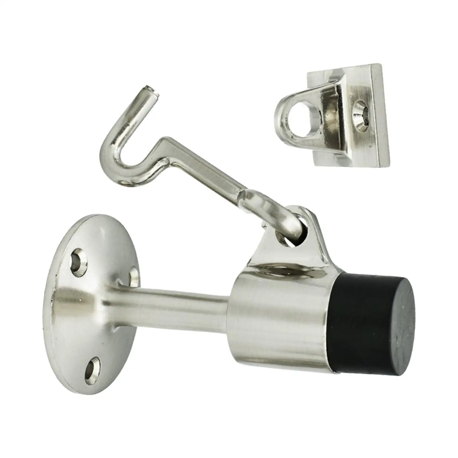 Doorstop Door Stop Catch Holder with Hook Sound Dampening Bumper Hold