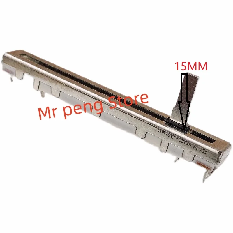 1 Pz Per Alps Mixer Volume 75Mm Scorrevole Pushrod Straight Slide Potenziometro Dual Per Yamaha Mg12 A20Kx2