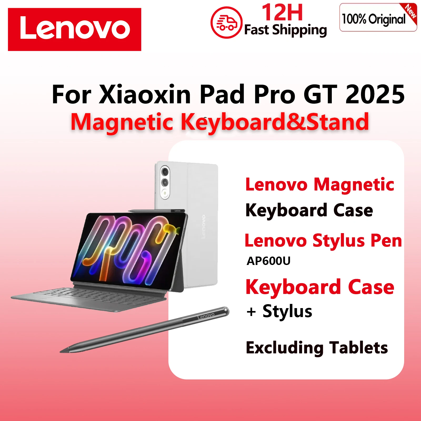 NEW Lenovo Xiaoxin Pad Pro GT Magnetic Keyboard and Stand-Magnetic