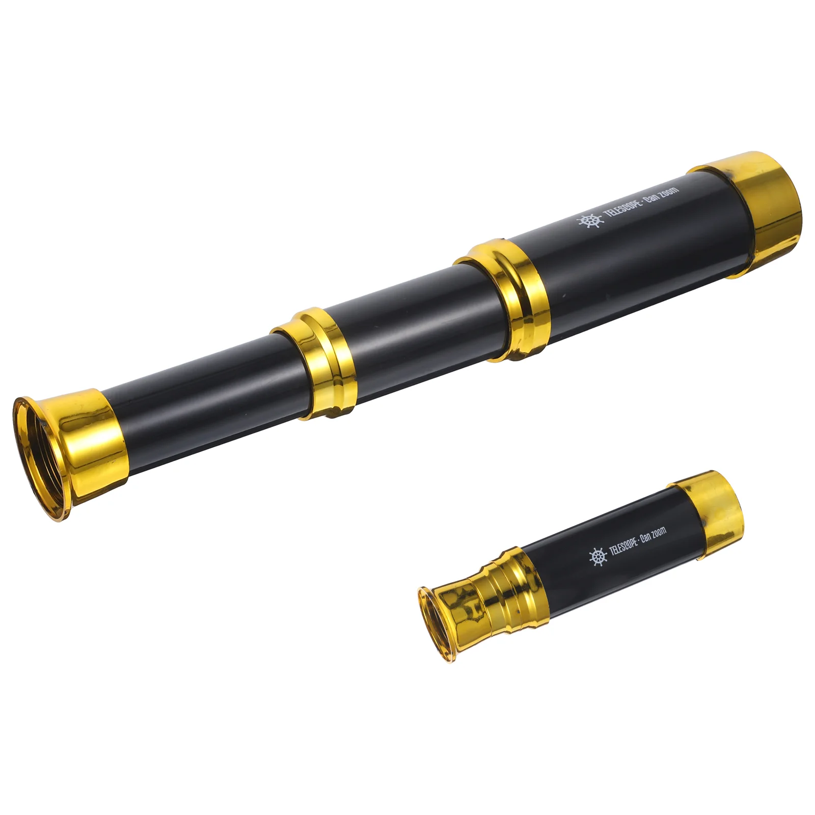 

Plastic Pirate Telescope Retro Pirate Telescope Pocket Monocular Zoomable Portable Captain Telescope Handheld Vintage