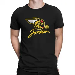 Jordan Grand Prix Men's T - Shirt - Premium Round Collar Racing Inspired Top - XXXL (Black)