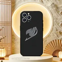 Anime Fairy Logo Black Protective Phone Case - iPhone 14 (Z1)
