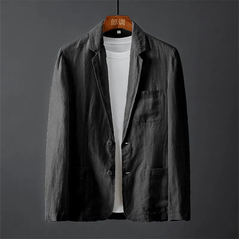 Men's Blazer Jacket Spring Summer Solid Slim Casual Business Thin Terno Masculino Breathable Suit Coat Male Korean Fashion