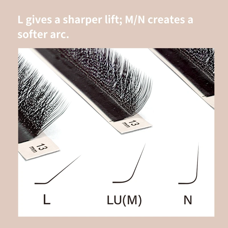 DIYDAY Natural Soft Brown Premade Volume Fans Y-Shape Eyelash Extensions