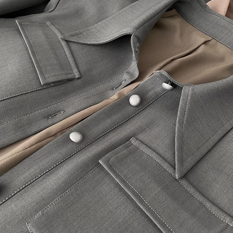 Рисунок 6 - Женский деловой пиджак с отложным воротником