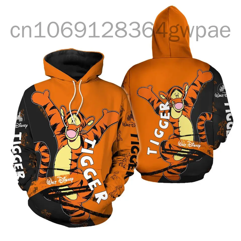 

Толстовка с капюшоном с 3D принтом «Винни-Пух»