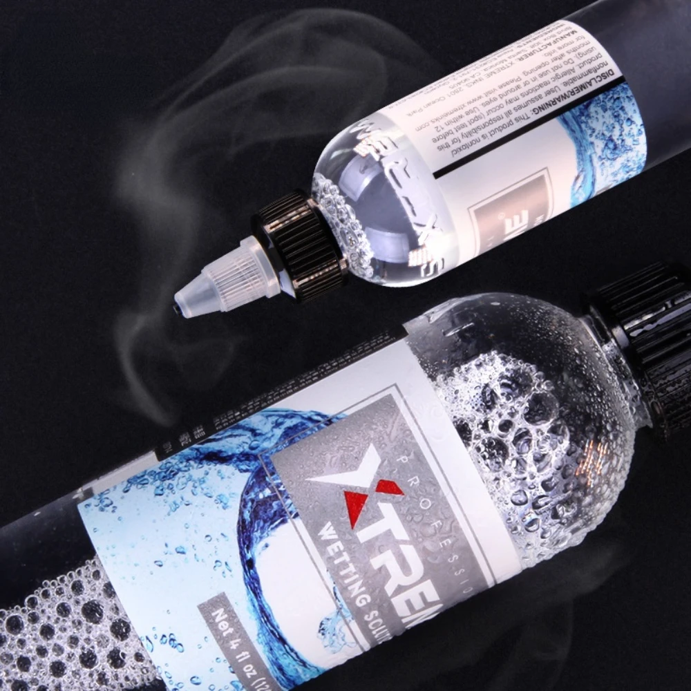 4oz/120ml Tattoo Pigment Diluent Permanent Tattoo Accessories Supplies Tools Pigment Black White Color Blending Liquid