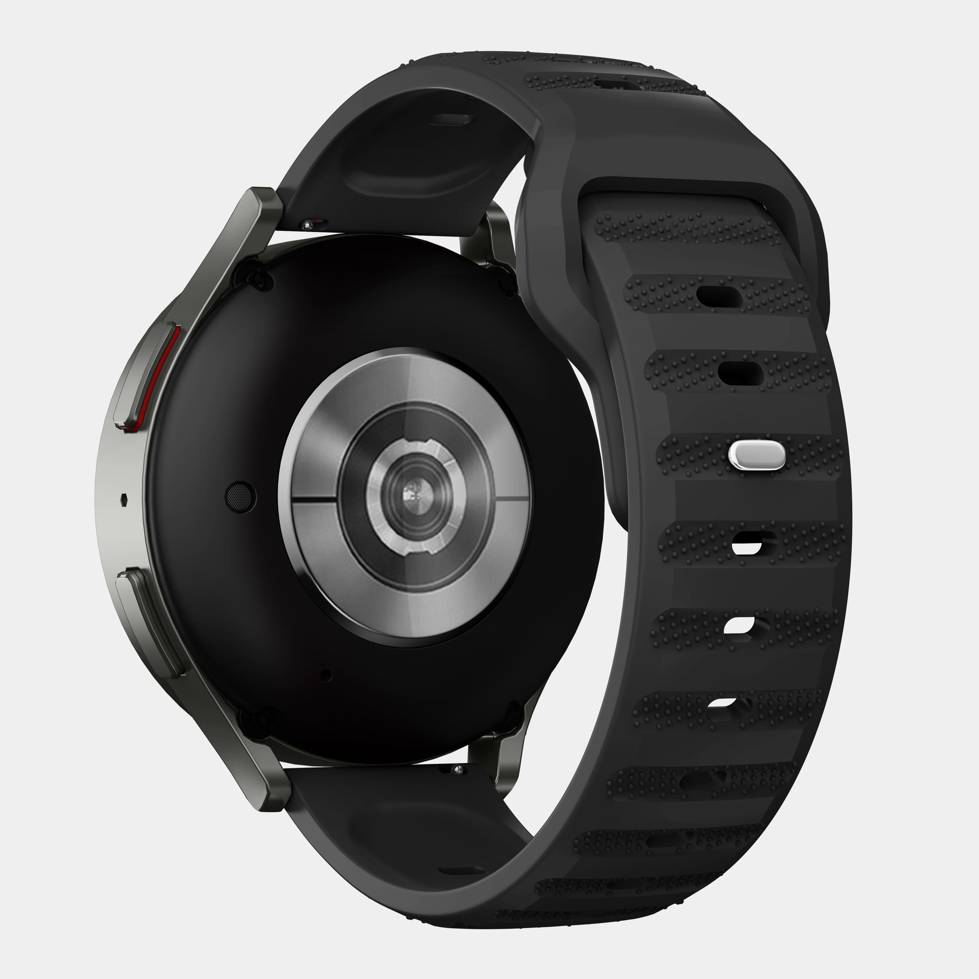 Breathable Silicone Watch Band - Soft and Versatile 22mm/20mm Strap