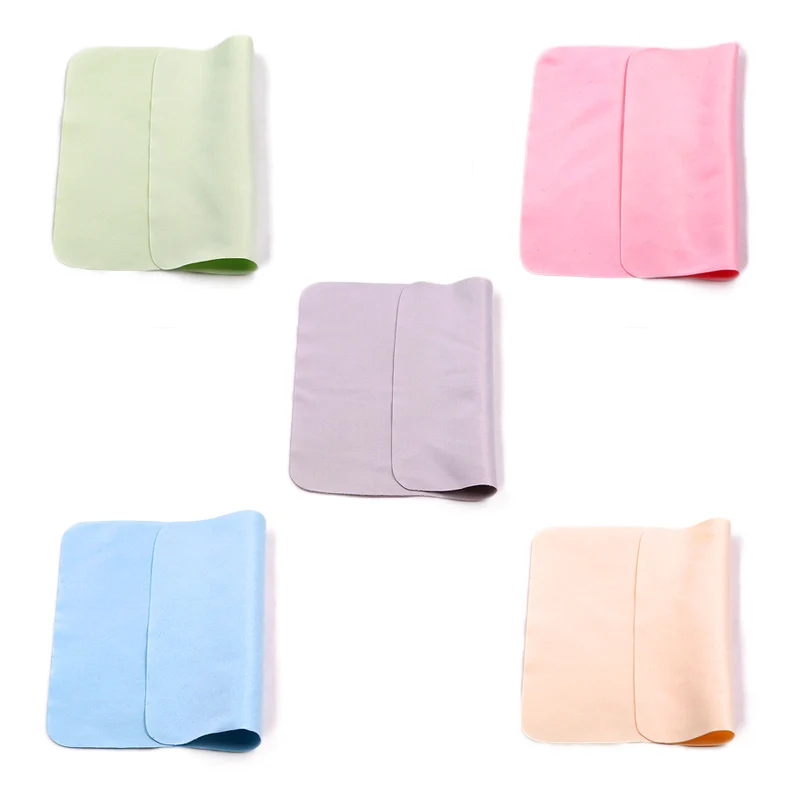 10PCS 소프트 섀미 가죽 안경 클리너 안경 렌즈 용 마이크로 화이버 깨끗한 ..