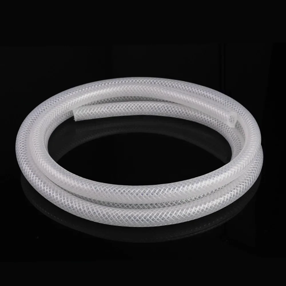 1M Thickening Silicone Hose Tube Food Grade Braided Fibre Hose Pipe Liquid Transport Pharmaceutical Food Processing