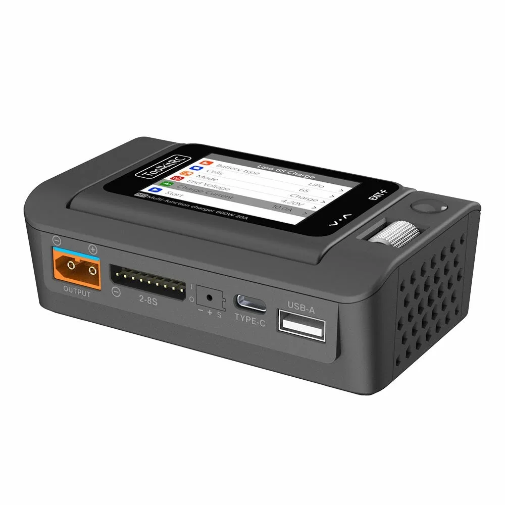 Chargeur RC 600W 20A 1-8S LiPo LiHV LiFe NiMH USB 65W