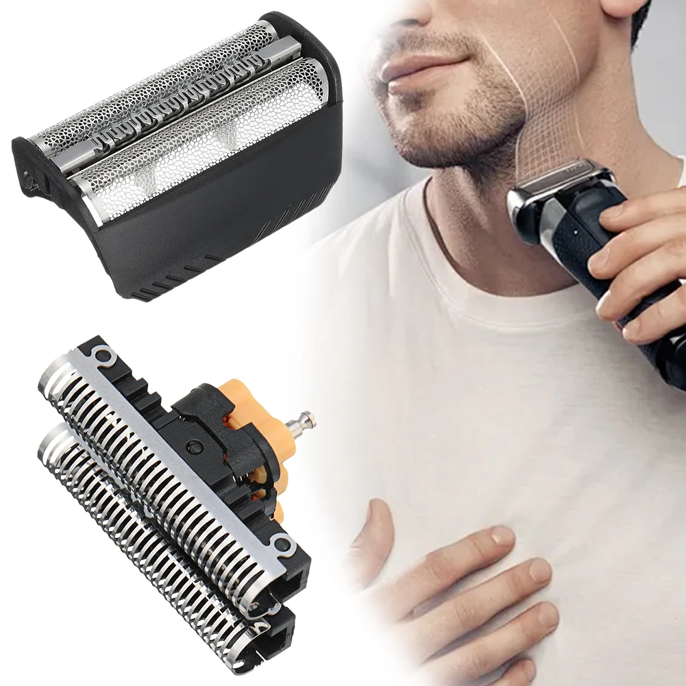 Replacement Head Set for Braun 30B Shaver Foil & Cutter Blade Electric Shavers Bathroom Products Shavers Kits for Braun 30B razor shaver razor parts shaver replacement head