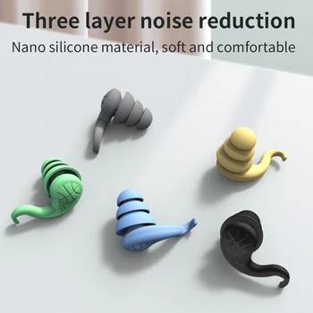 Anti Noise, Silicone, Waterproof Earplugs 1