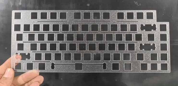 LEOBOG Hi8 keyboard fitting plate FR4 Aluminum CF Steel (for plate