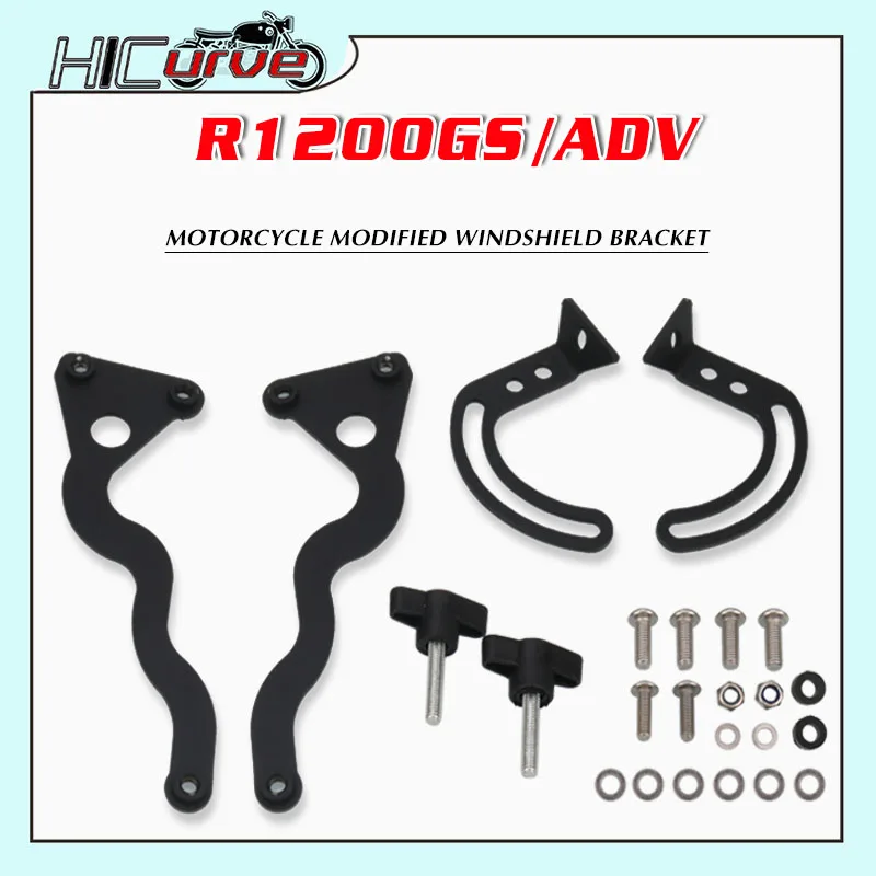 

Additional Windshield Windscreen Reinforced Bracket For BMW R1200GS LC ADV R1250GS R 1250 GS R1200 R1250 GS Adventure