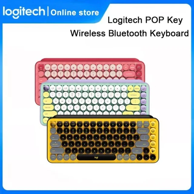 Logitech-Clavier mécanique sans fil MX, Bluetooth, USB, jeu de bureau,  Windows, IOS, Android, avec 2,2 Logi - AliExpress