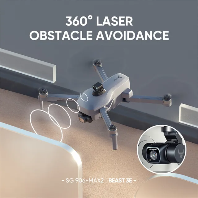 ZLL SG906 MAX2 Drone 4K Professional HD Camera Laser Obstacle Avoidance 3-Axis Gimbal 5G WiFi SG906 Max1 FPV Dron RC Quadcopter 5