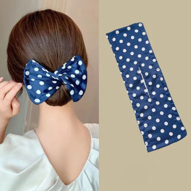 Deft Bun Hair Band DIY Donut Maker Girls Women Print Knotted Flexible Twister Styling Tool Headband Curler Hair Accessories F14
