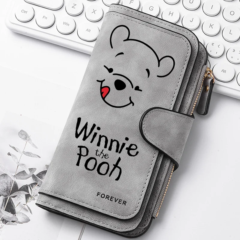 Winnie the Pooh PU Leather Wallet with Zipper Closure & Card Holder S5863a6c7eaea46eb81dd0198b40f8864m