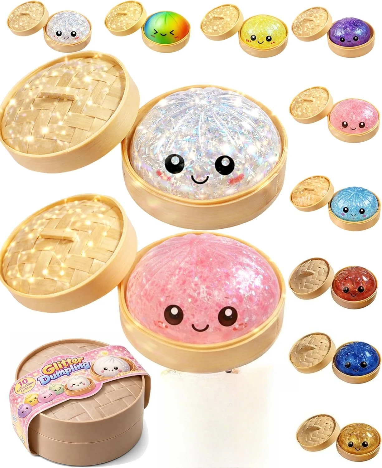Large Dumpling Stress Ball – Colorful Squishy Bun Sensory Toy for Anxiety Relief – 83% OFF