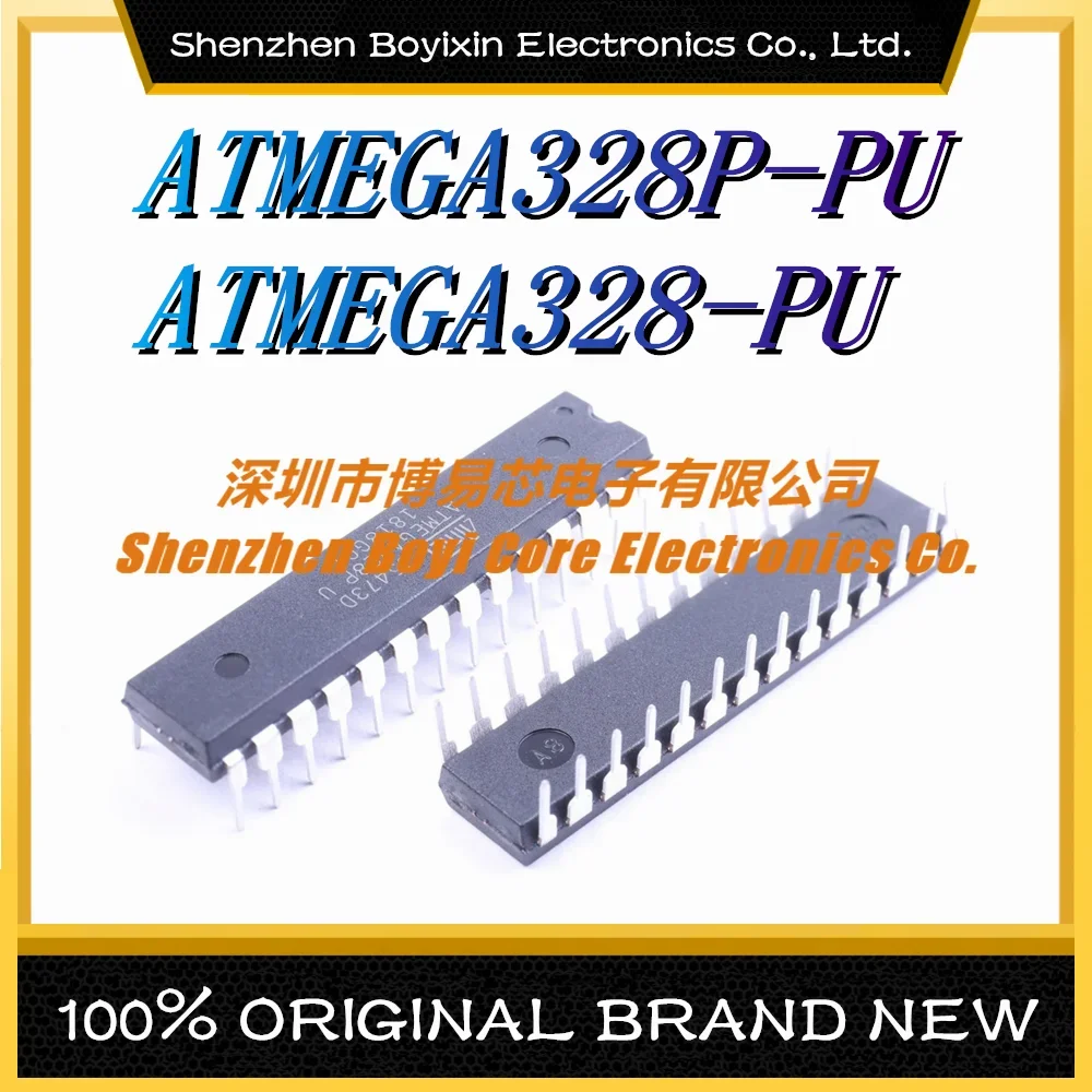 100% New ATMEGA328P-PU ATMEGA328-PU ATMEGA328 ATMEGA328P ATMEGA328P P U DIP-28 atmega328pb mu atmega328pb m atmega328pb atmega328p atmega328 atmega ic mcu chip vfqfn 32