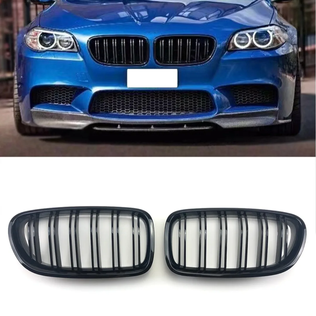 Fronter Einlassgitter Stoßstangengrill Mittleres Gitter Mesh Tuning Zubehör für BMW 5er F10 F11 F18 2010-2017 520i 528i 535i 530i – Detail 10
