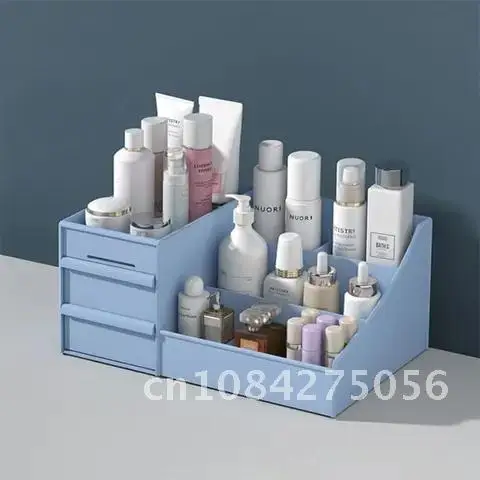 

Cosmetic Storage Box Organizer Large Capacity Makeup Organizer Desktop Jewelry Nail Polish Makeup Drawer Container
