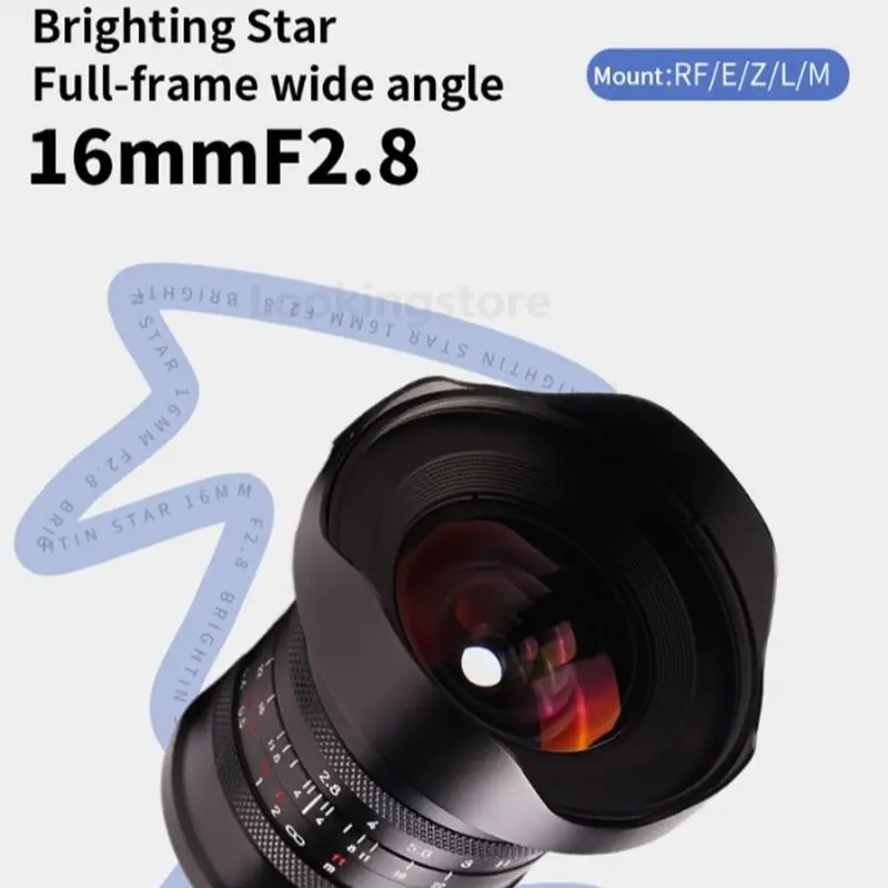 BRIGHTIN STAR 16mm F2.8 Wide Angle Full frame Lens for Canon Nikon