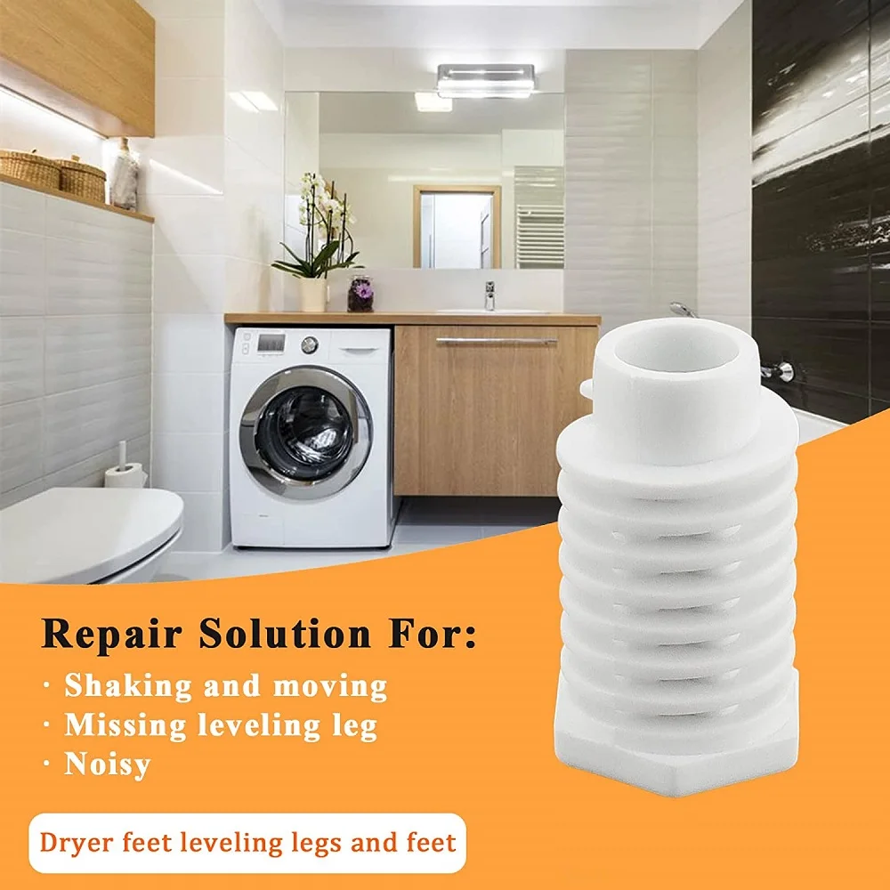 Dryer Filter 4PCS 49621 PS1609293 Dryer Leveling Leg Feet W10823505 AP4295805 PS1609293 EAP1609293 Compatible With Whirl-Pool