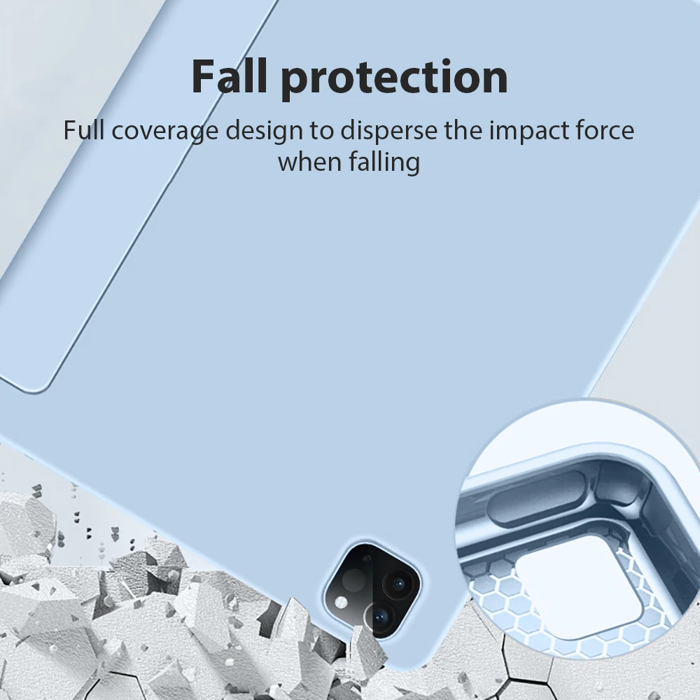 Ipad Case For Ipad Pro 13 M4 12.9 A16 10 9 9th 10th Generation Air 11 5 4 3 2 1 Mini 6 7 M2 M3 2025 Cover Accessories