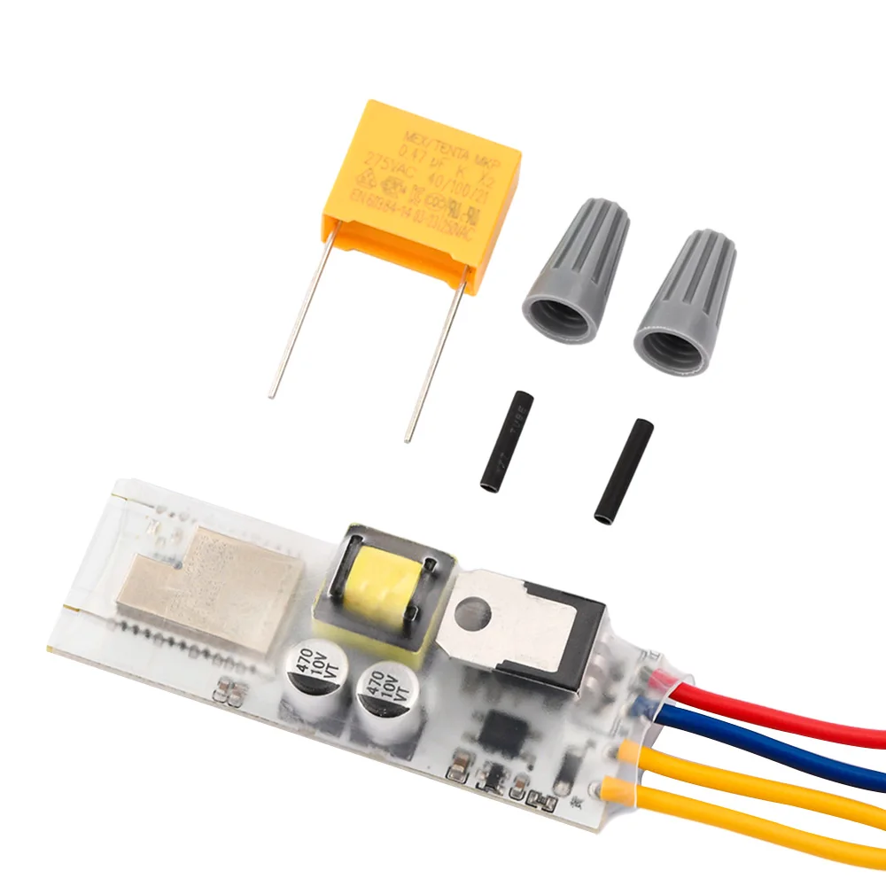 Ac 220V Smart Wifi One Open Dual Control Modulo Interruttore Intelligente Single Fire Blue Mesh Modulo Intelligente Per Smart Home