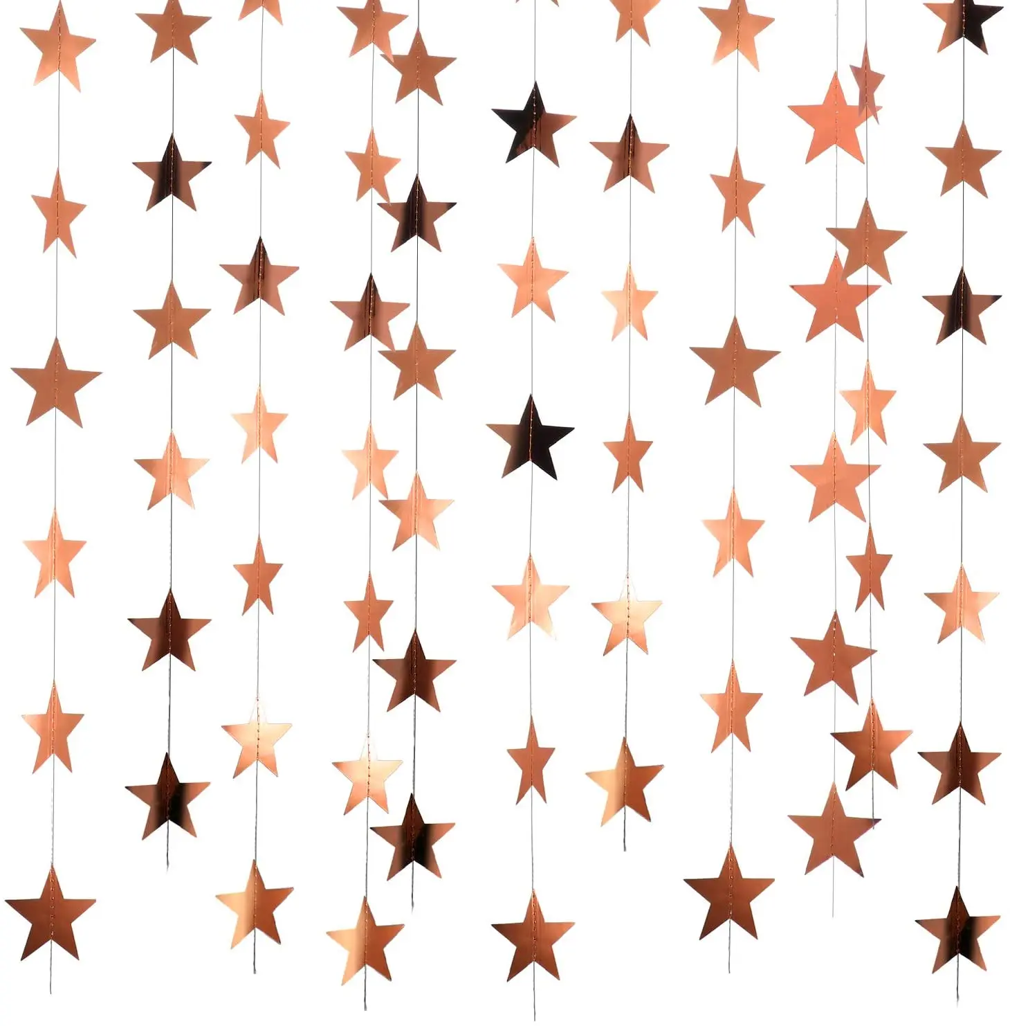Rose Gold Birthday Celebration Hanging Streamer Decorations