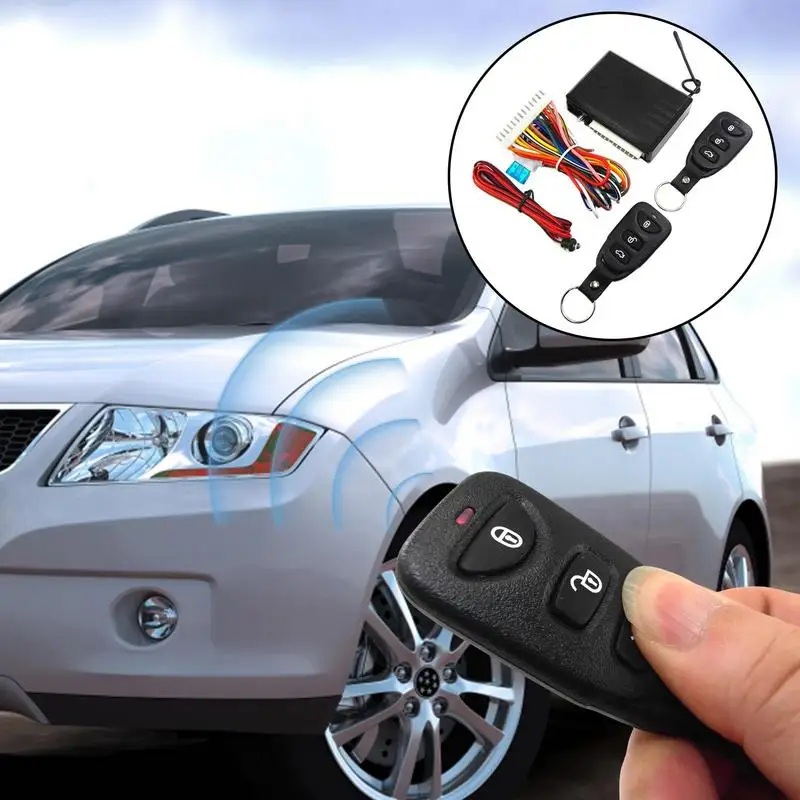 

Universal Auto Start Stop Keyless System Alarm System Kit Operate Remote Control Quality Siren System Keyless Alarm For Car