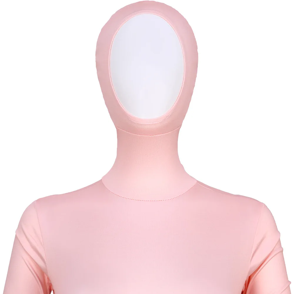 Solid Color Women's Face Up Jumpsuit Hand and Foot Tight Body One Pc Stage Performance Zentai Multi Colors Cosplay Costume cosplay costume women romper jumpsuit