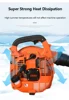 2-Stroke Handheld Leaf Blower, 48cc Gasoline Grass Sweeper Handheld Petrol Blower Powerful Clearing Blower 4