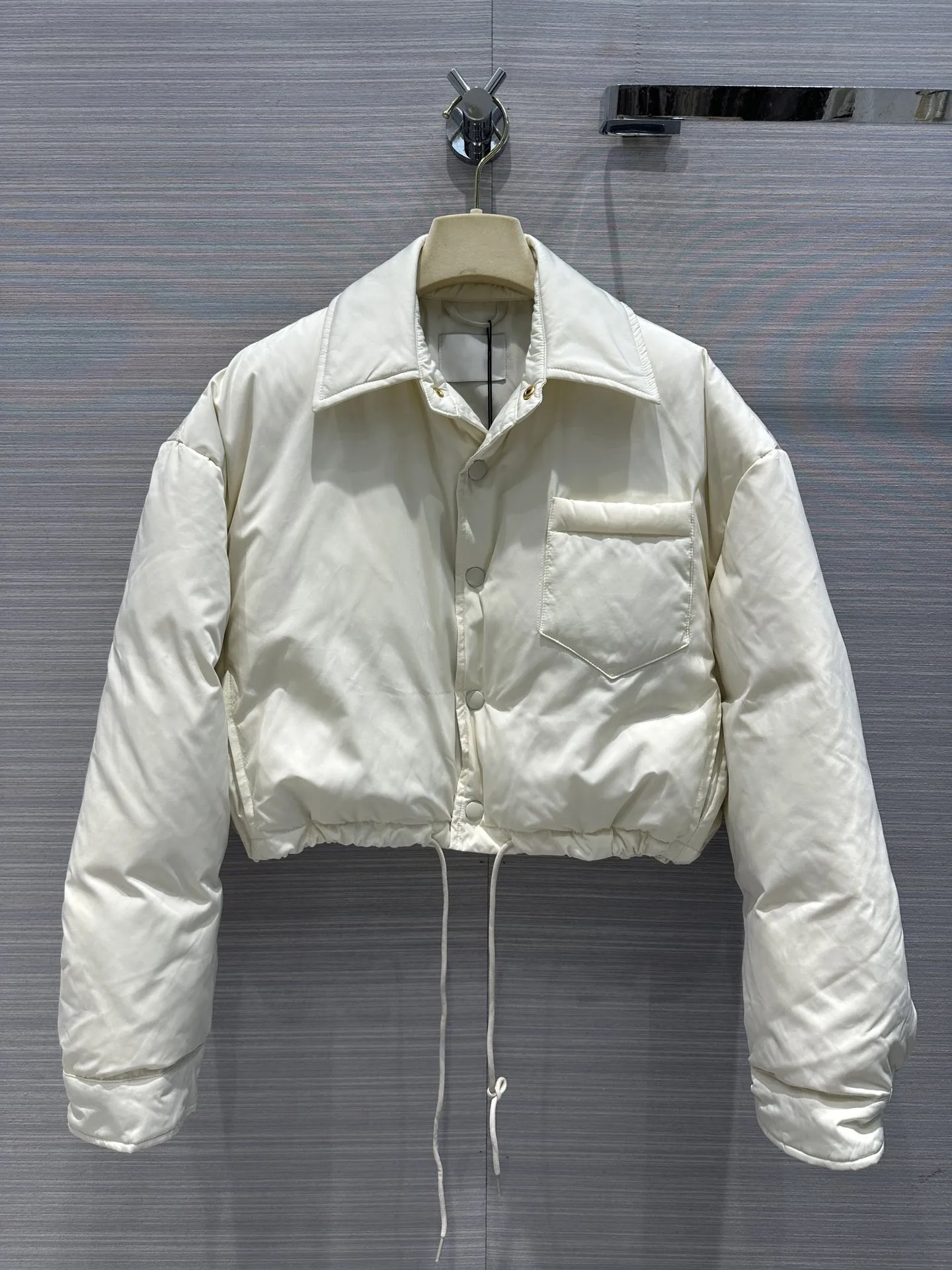 

2023 Women's Clothing White goose down bread set Winter New