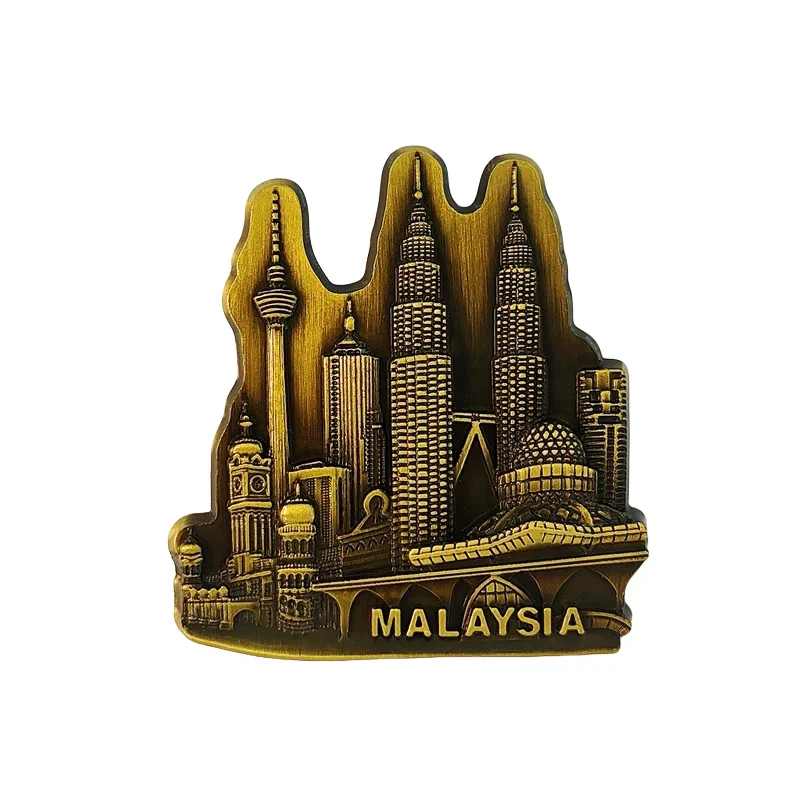 Asia Malaysia Customs And Culture 3D Refrigerator Magnets Fridge Magnetic Tourist Souvenir Decoration Articles Handicraft Gifts