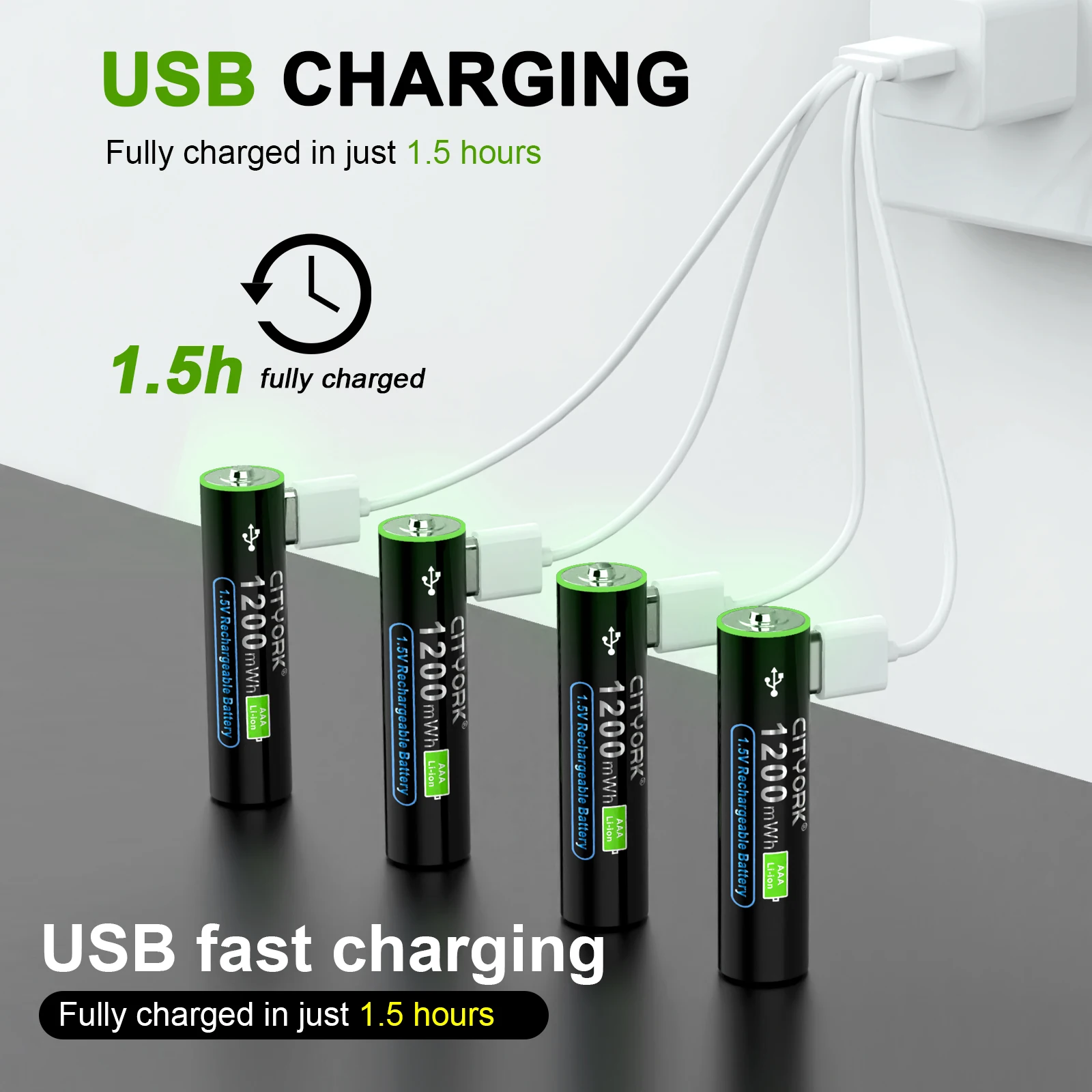 AAA USB-C Rechargeable Batteries