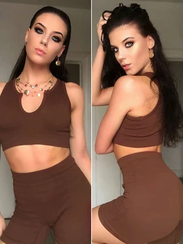 Seamless Gym Sexy Shorts Woman Summer Sport Fitness Shorts Thread Striped Skinny Activewear Running Compression Shorts 4
