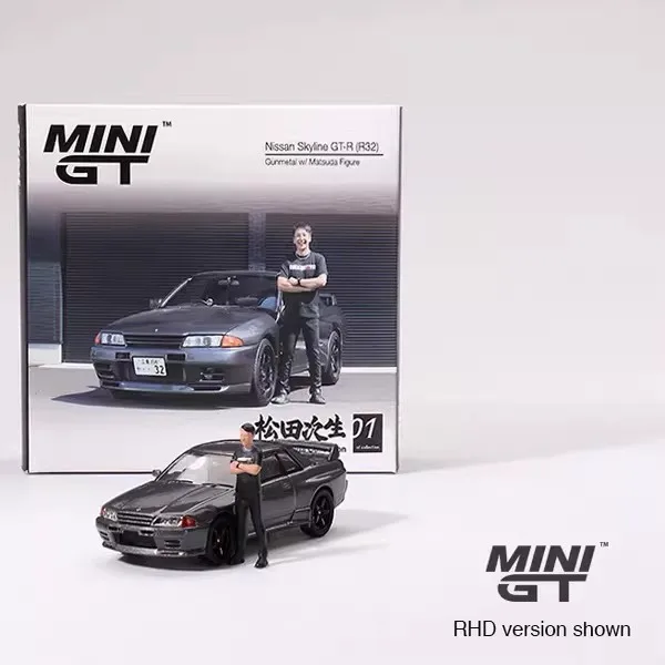 미니GT TSM 1:64 869 기념품 스카이라인 R32 다이캐스트 모델카